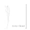 23" Glitter Ribbon Stem by Ashland®